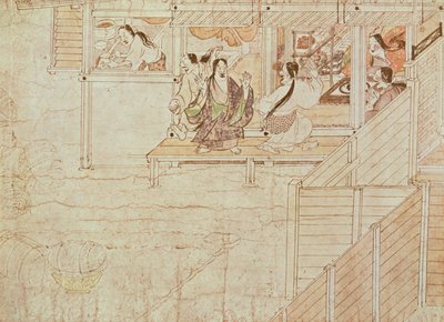 Dettaglio da Shigisan Engi Emaki, Periodo Kamakura da Japanese School
